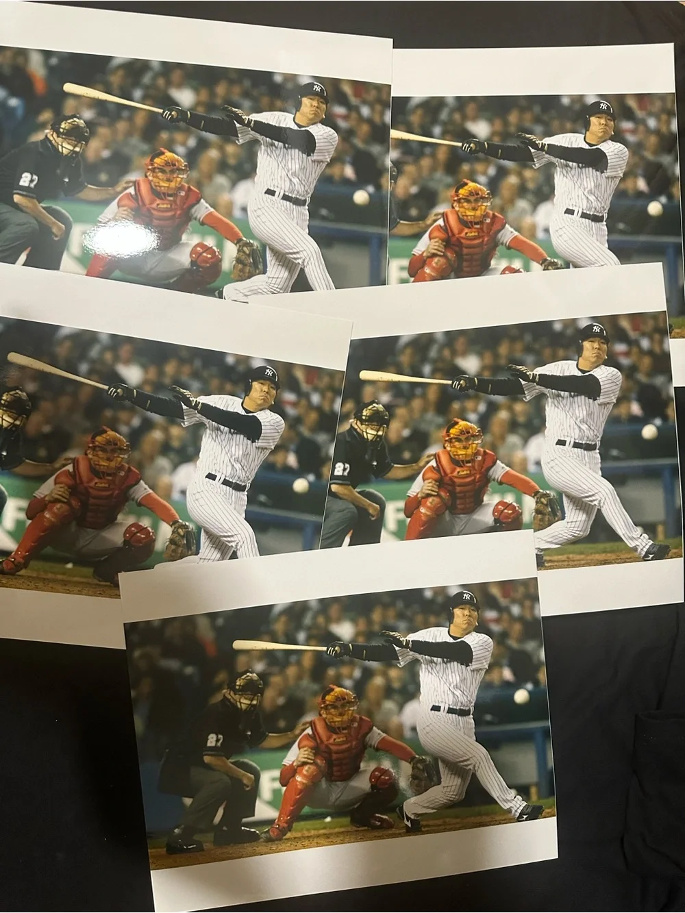 Lot of 11 Hideki Matsui photos 8x10 New York Yankees